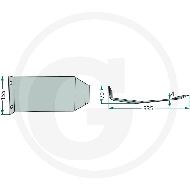 GRANIT Płoza 64706561443F | poltechparts.pl