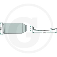 GRANIT Płoza 64706561443F | poltechparts.pl