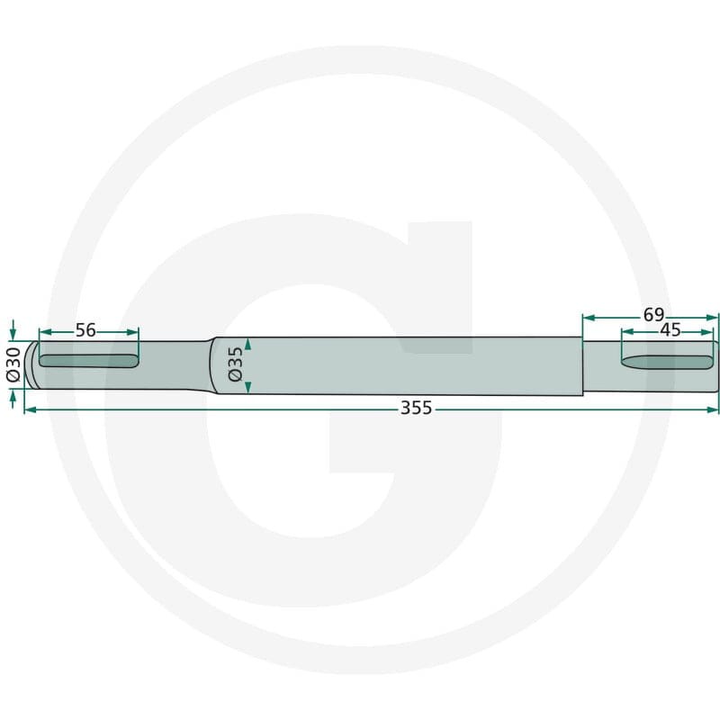 GRANIT Wałek napędowy 64706563620F - 64706563620F - Sklep rolniczy PoltechParts