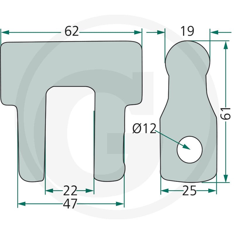 GRANIT Sprzęgło kłowe 647121744F - Sklep PoltechParts