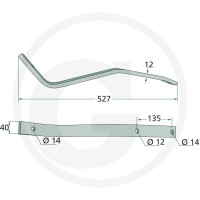 GRANIT Ramię palca 647123755F | poltechparts.pl