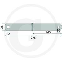 GRANIT Oś wirnika  64716604468F - 64716604468F - Sklep rolniczy PoltechParts