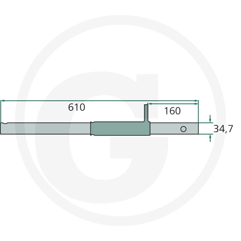 GRANIT Ramię zgarniające 64716624082.86F - Sklep PoltechParts