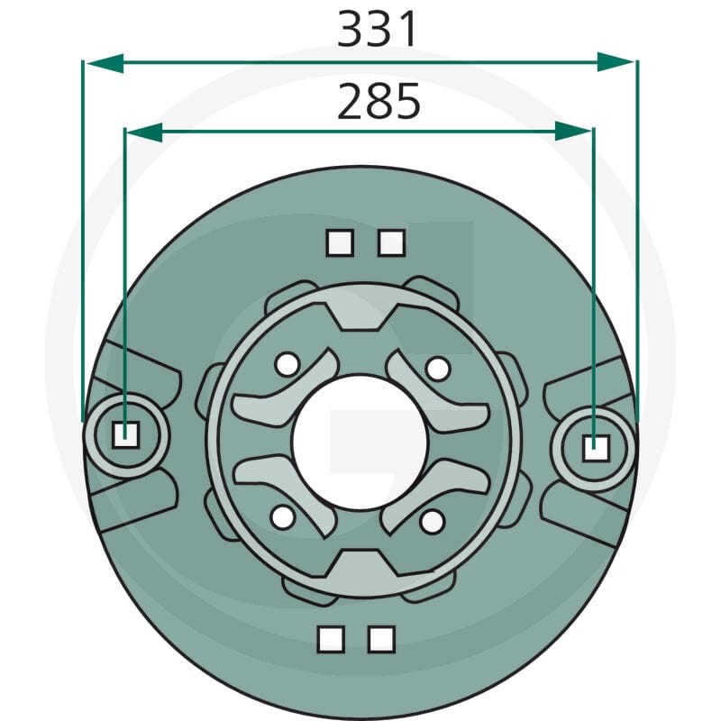 GRANIT Tarcza tnąca 64755653400F - Sklep PoltechParts