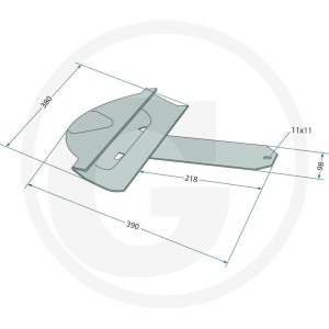 GRANIT Płoza ślizgowa 64755656000F