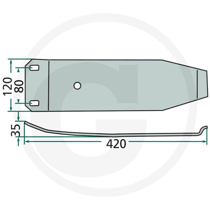 GRANIT Płoza 64755911400F | poltechparts.pl