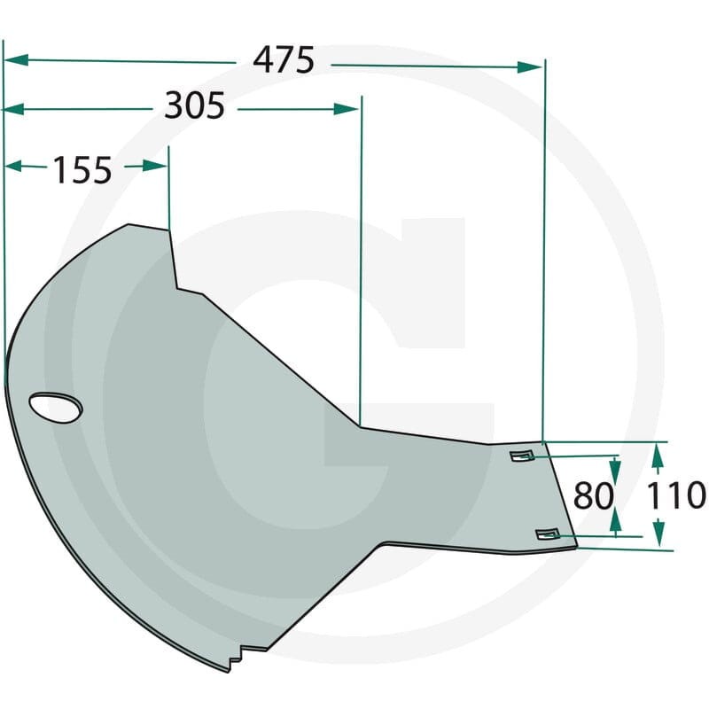 GRANIT Płoza 64755922000F | poltechparts.pl