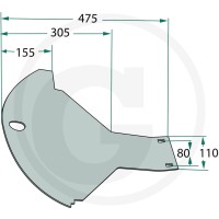 GRANIT Płoza 64755922000F | poltechparts.pl