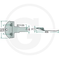 GRANIT Płoza 64756809300F | poltechparts.pl