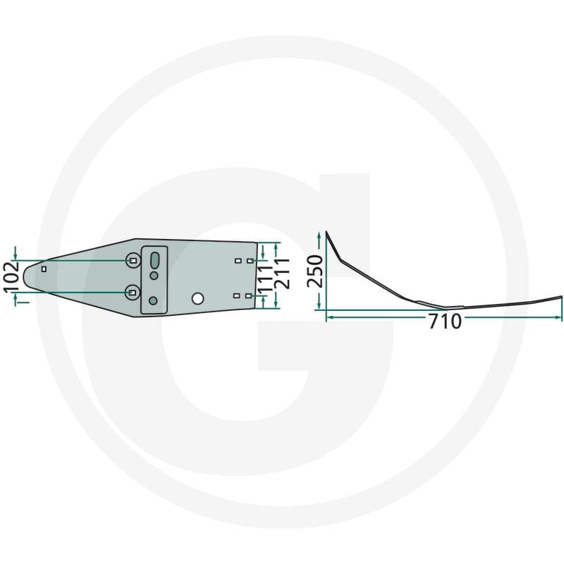 GRANIT Płoza 64756832720F | poltechparts.pl
