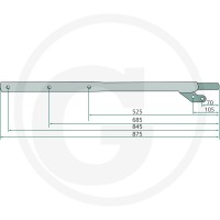 GRANIT Ramię palca 64757713210F | poltechparts.pl