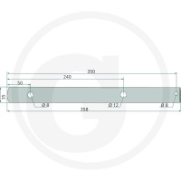 GRANIT Oś wirnika 64758564200F - 64758564200F - Sklep rolniczy PoltechParts