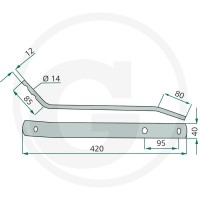 GRANIT Ramię palca 64758727600F | poltechparts.pl