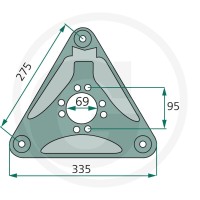 GRANIT Tarcza tnąca 647B1019894F - Sklep PoltechParts