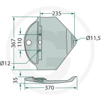 GRANIT Płoza 647B1361686F | poltechparts.pl