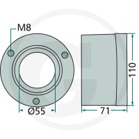 GRANIT Piasta 647GT-60F - Sklep PoltechParts