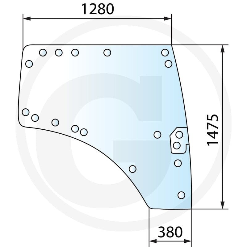 GRANIT Szyba drzwi 65006083