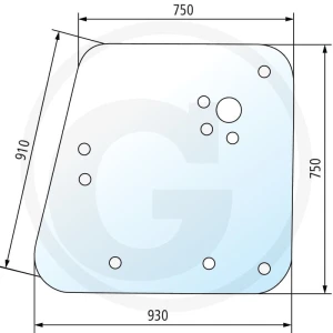 GRANIT Szyba tylna 650S00048325