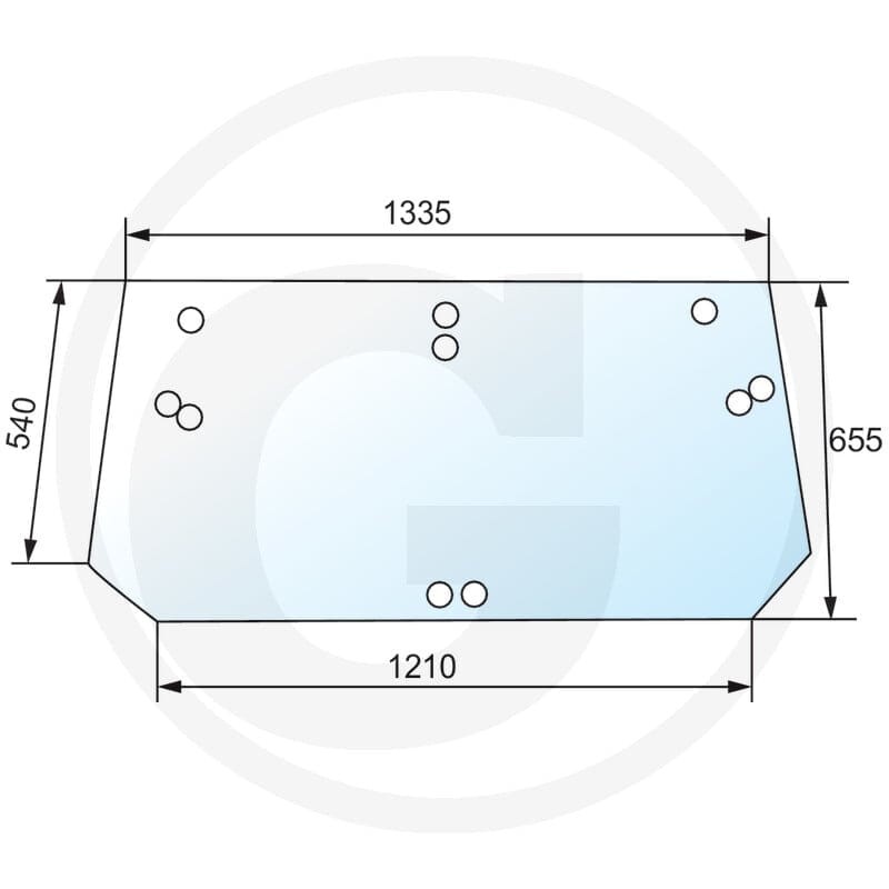 GRANIT Szyba tylna 650S34671072