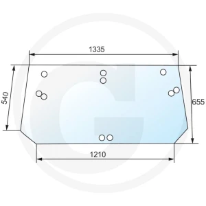 GRANIT Szyba tylna 650S34671072