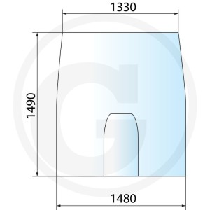 GRANIT Szyba przednia 650S35977