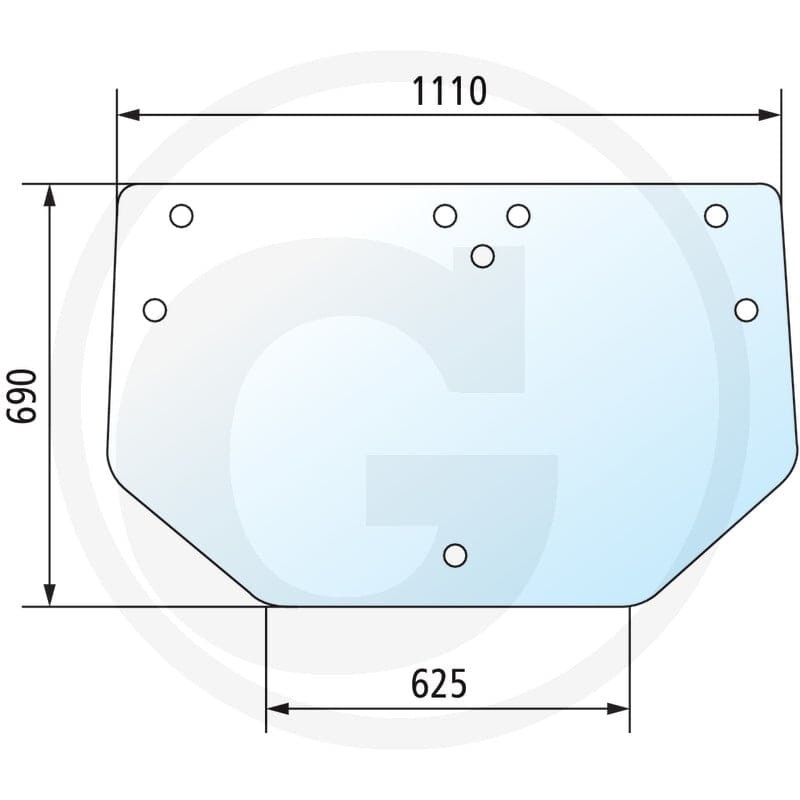 GRANIT Szyba tylna 650S47360
