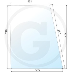 GRANIT Szyba drzwi 650S8810110030