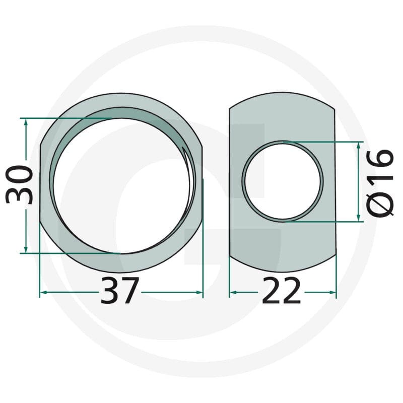 GRANIT Tulejka kulowa 6470623880F | poltechparts.pl