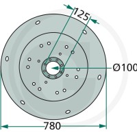 GRANIT Talerz tnący 64706563481F - Sklep PoltechParts