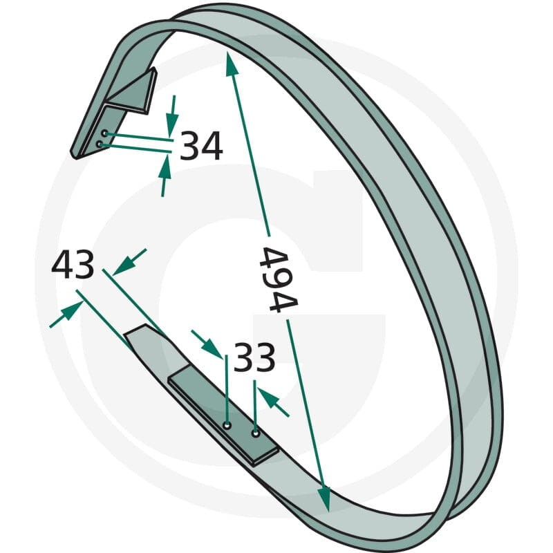 GRANIT Osłona podbieracza 6471120421301F | poltechparts.pl