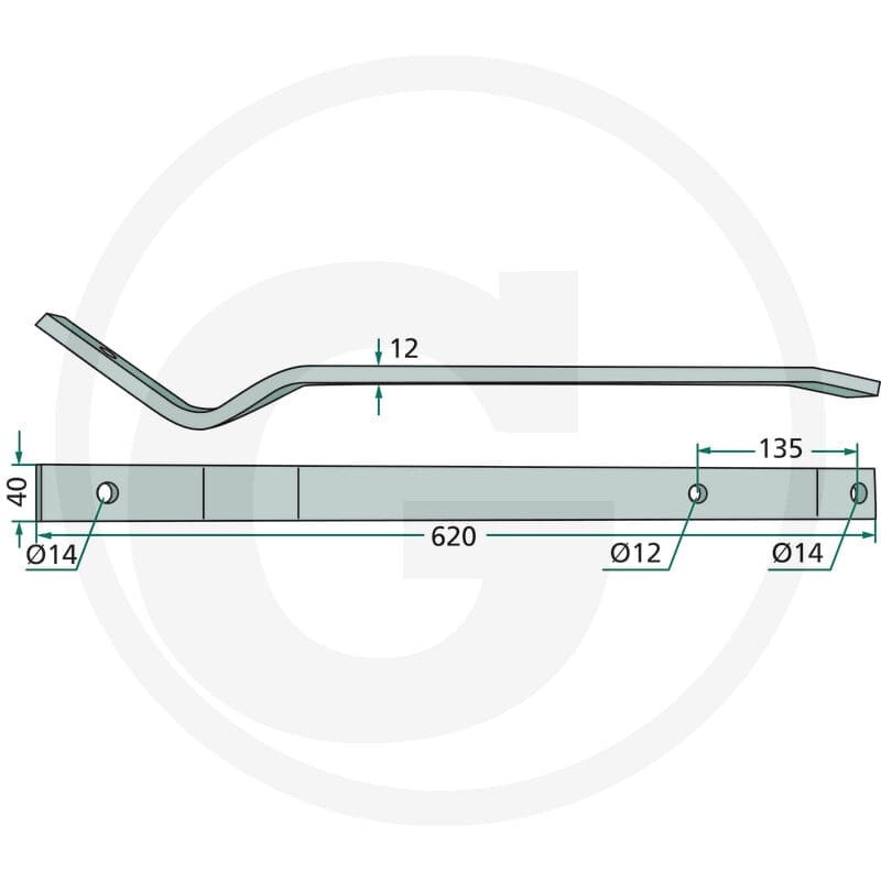 GRANIT Ramię palca 647123756F | poltechparts.pl