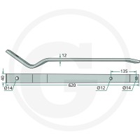 GRANIT Ramię palca 647123756F | poltechparts.pl
