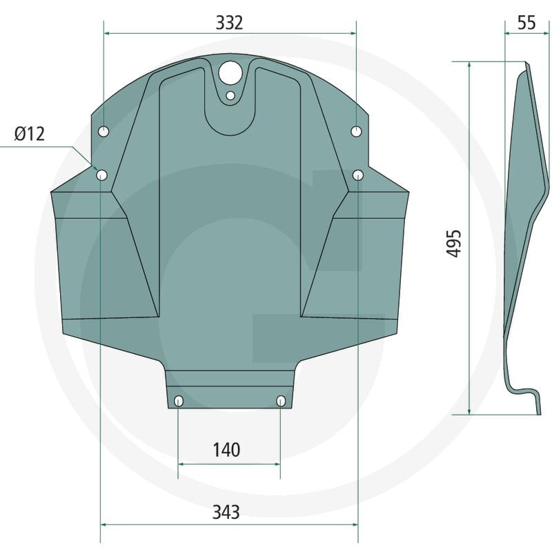 GRANIT Płoza 647135659F | poltechparts.pl