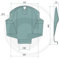 GRANIT Płoza 647135659F | poltechparts.pl