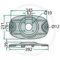GRANIT Tarcza tnąca 647137368F - Sklep PoltechParts