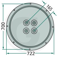 GRANIT Talerz oporowy 647140310F - Sklep PoltechParts