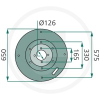 GRANIT Talerz ślizgowy 647140717F - Sklep PoltechParts