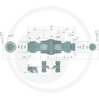 GRANIT Przegub podwójny kpl. 64716620161F - 64716620161F - Sklep rolniczy PoltechParts