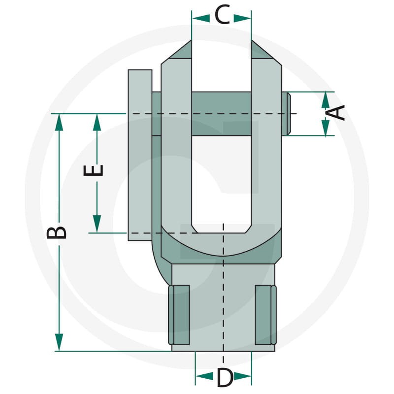 GRANIT Głowica widełkowa 65499641 - 65499641 - Sklep rolniczy PoltechParts