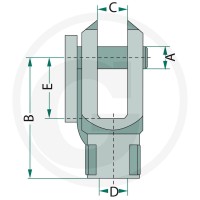 GRANIT Głowica widełkowa 65499641 - 65499641 - Sklep rolniczy PoltechParts
