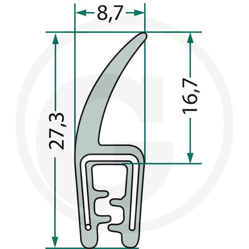 GRANIT Uszczelka 654A1521 - 654A1521 - Sklep rolniczy PoltechParts