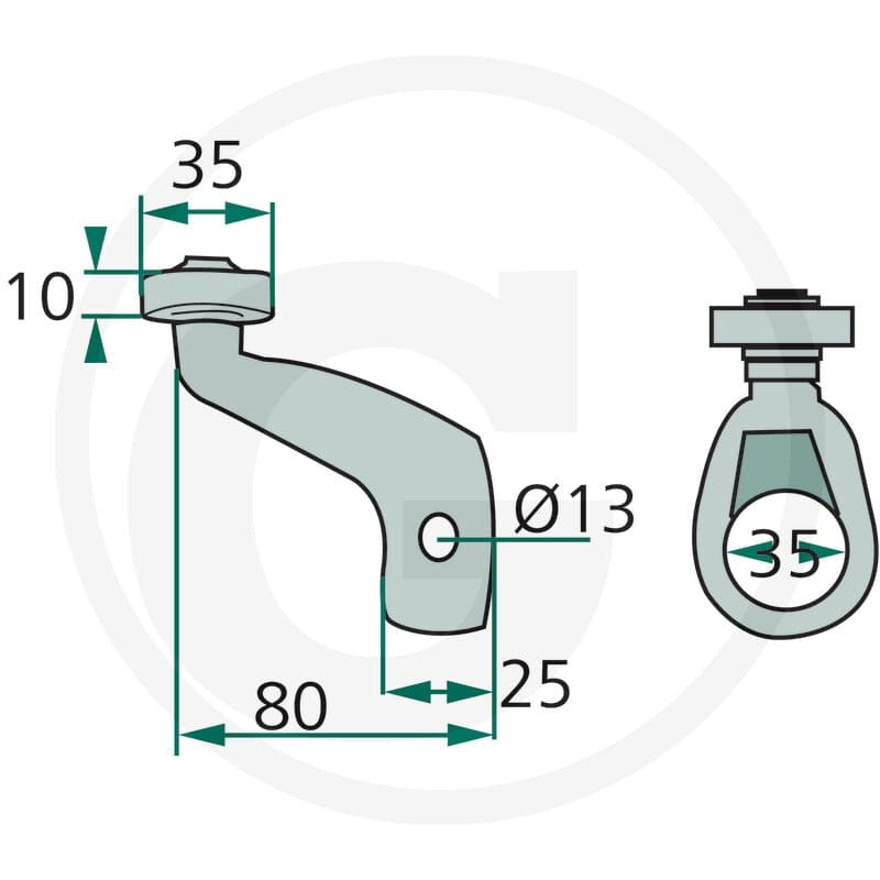GRANIT Rolka nośna 64716606306F - Sklep PoltechParts