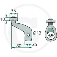 GRANIT Rolka nośna 64716606306F - Sklep PoltechParts