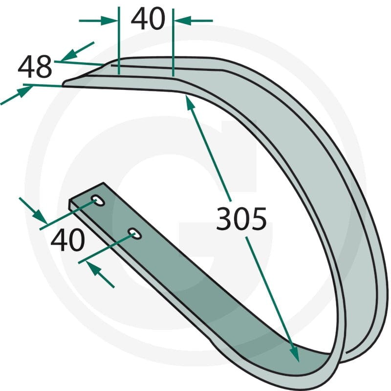 GRANIT Skrobak 64716617244F | poltechparts.pl