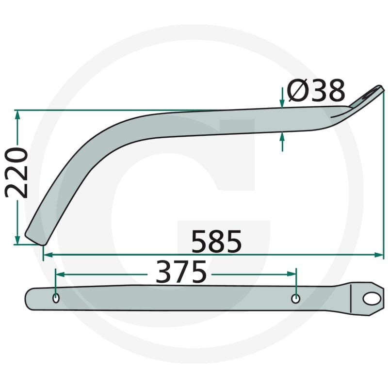 GRANIT Ramię palca 647260260.0F | poltechparts.pl