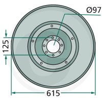 GRANIT Talerz ślizgowy 647333610120F - Sklep PoltechParts