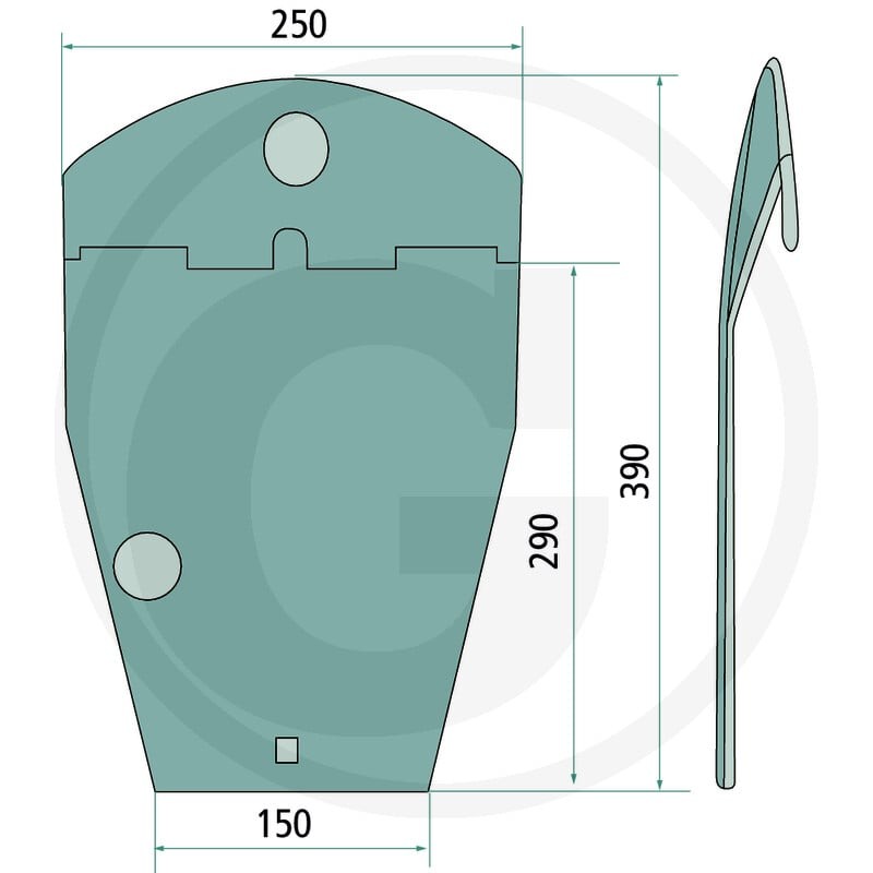 GRANIT Płoza 6475512500086F | poltechparts.pl