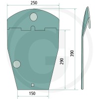 GRANIT Płoza 6475512500086F | poltechparts.pl