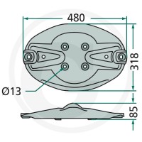 GRANIT Tarcza tnąca 64755911100F - Sklep PoltechParts