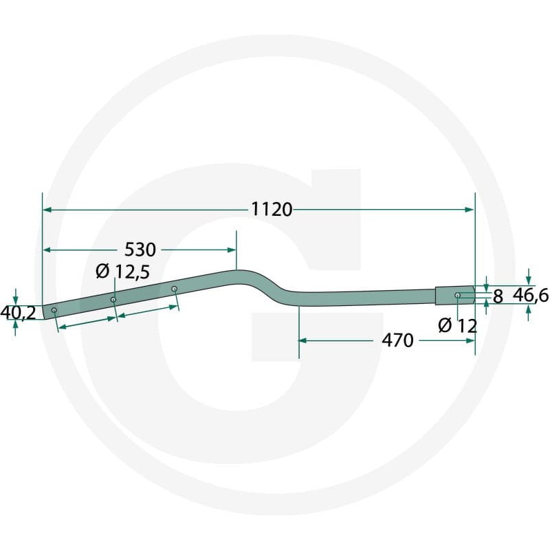 GRANIT Ramię palca 64757905240F | poltechparts.pl